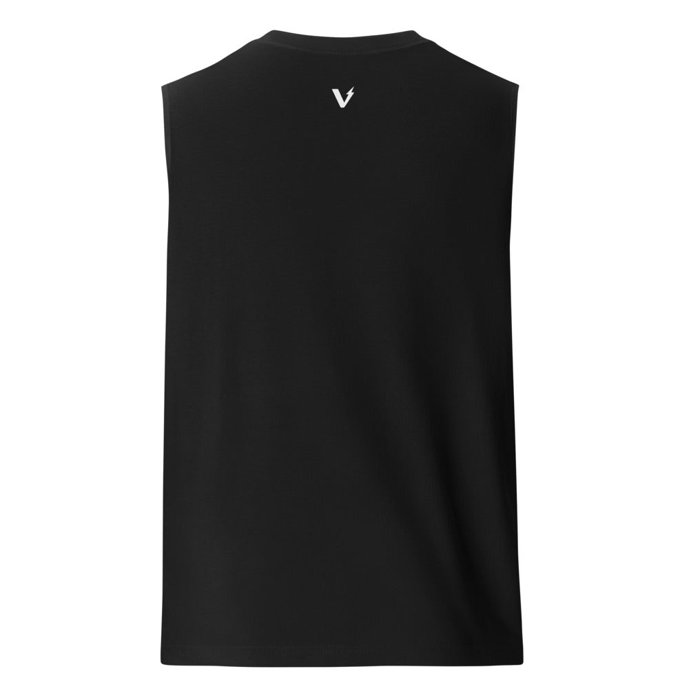 Voltive Unisex Muscle Shirt - Black
