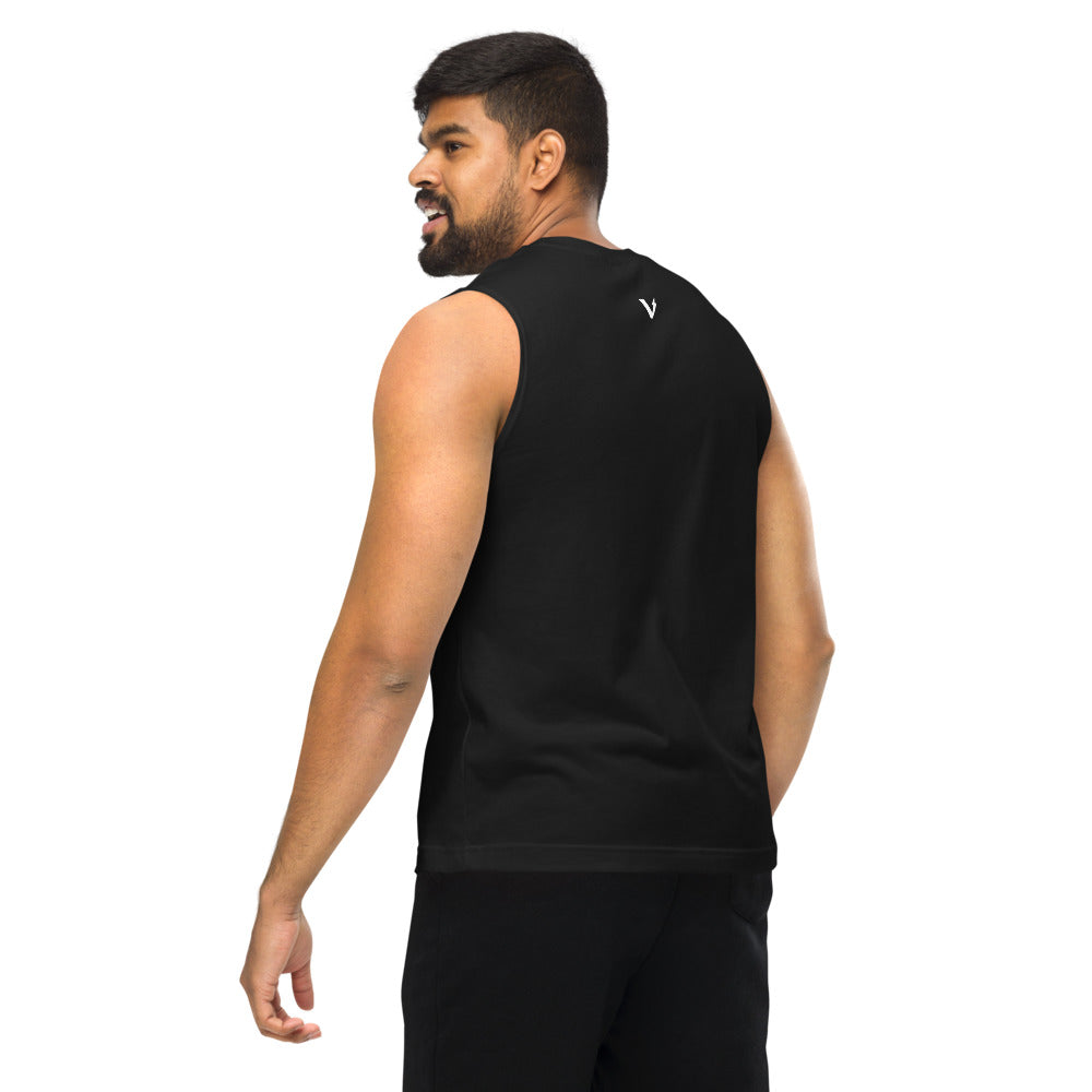Voltive Unisex Muscle Shirt - Black
