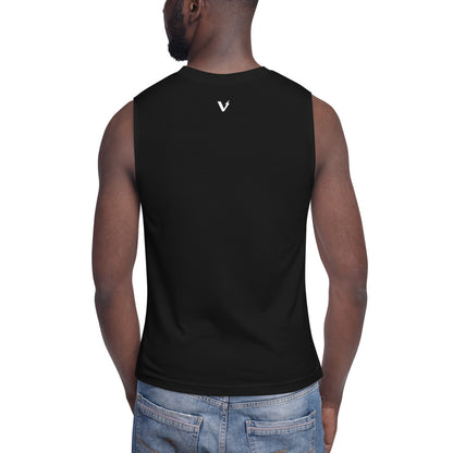 Voltive Unisex Muscle Shirt - Black