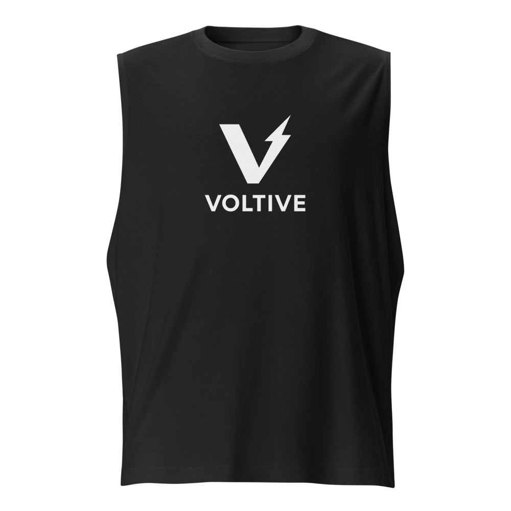Voltive Unisex Muscle Shirt - Black
