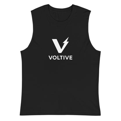 Voltive Unisex Muscle Shirt - Black