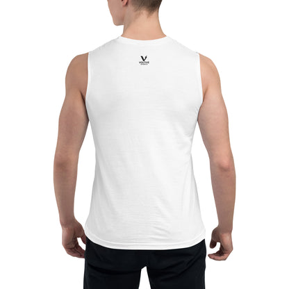 Voltive Unisex Muscle Shirt - White Voltive