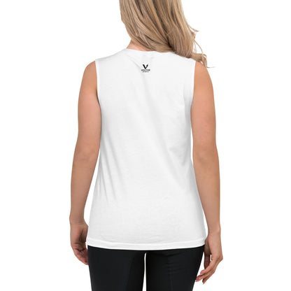 Voltive Unisex Muscle Shirt - White Voltive