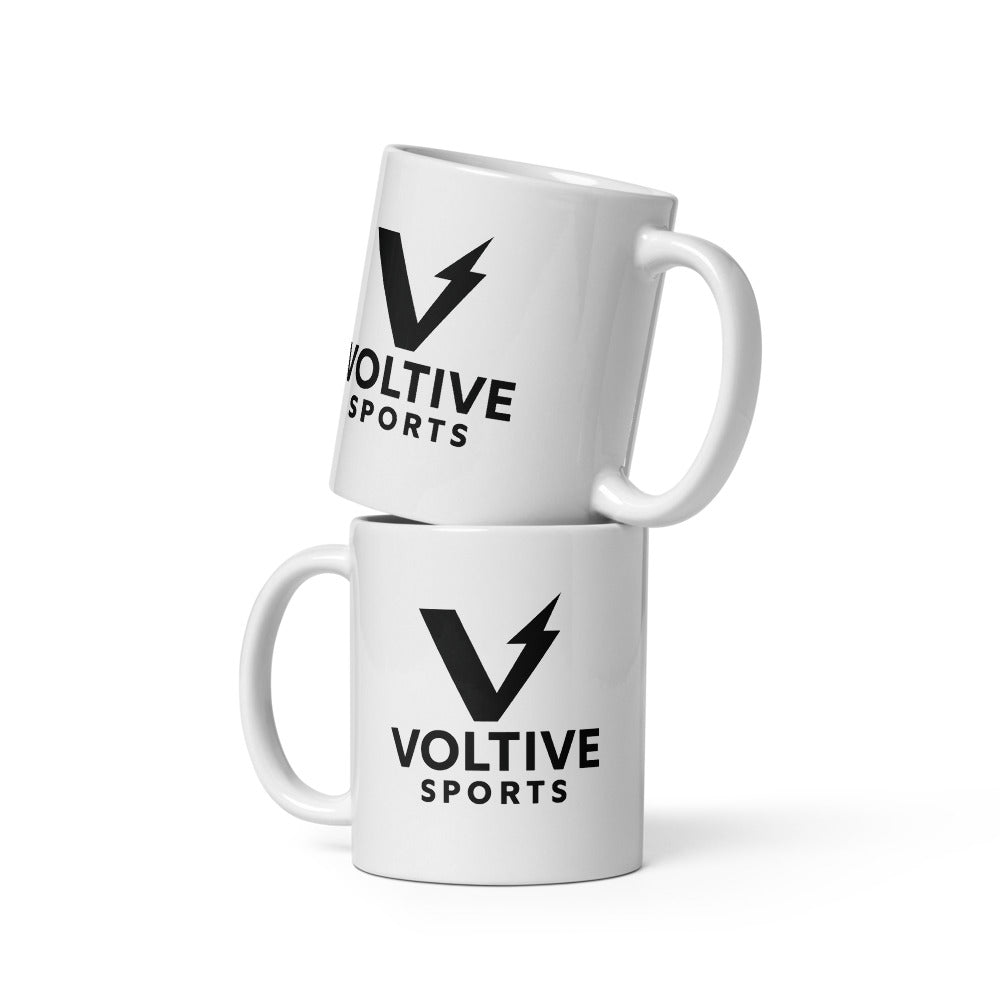 Voltive Sports White glossy mug