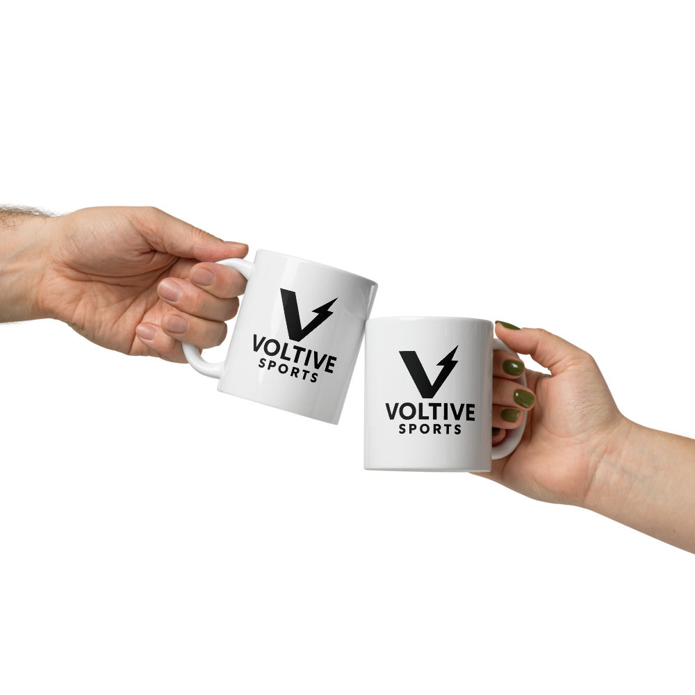 Voltive Sports White glossy mug