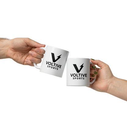 Voltive Sports White glossy mug