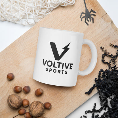 Voltive Sports White glossy mug