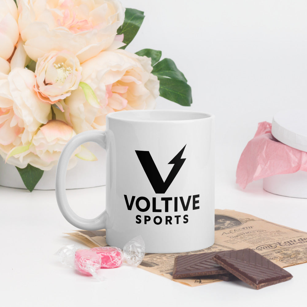 Voltive Sports White glossy mug