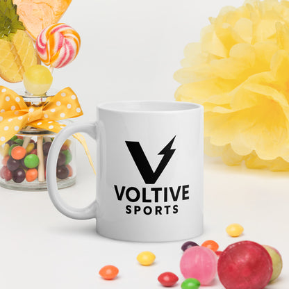 Voltive Sports White glossy mug