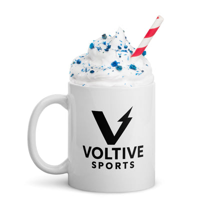 Voltive Sports White glossy mug