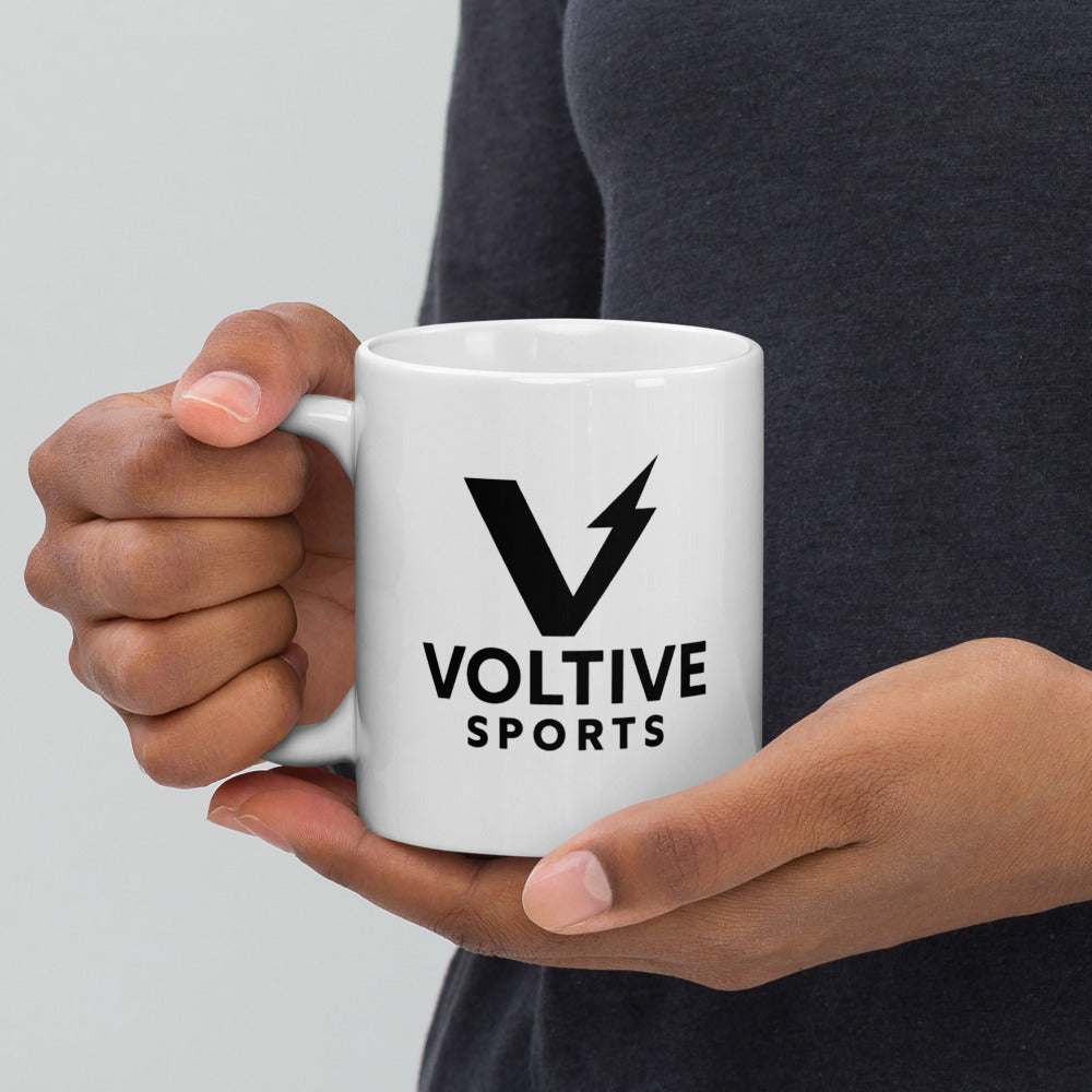 Voltive Sports White glossy mug