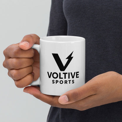 Voltive Sports White glossy mug