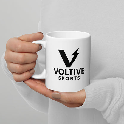 Voltive Sports White glossy mug