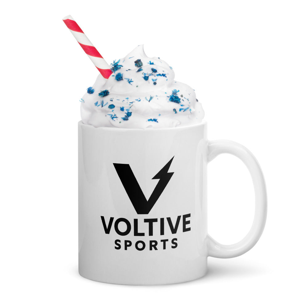 Voltive Sports White glossy mug