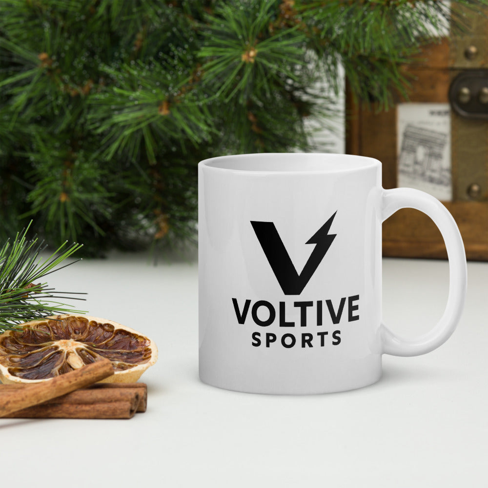 Voltive Sports White glossy mug