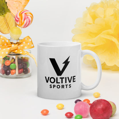 Voltive Sports White glossy mug