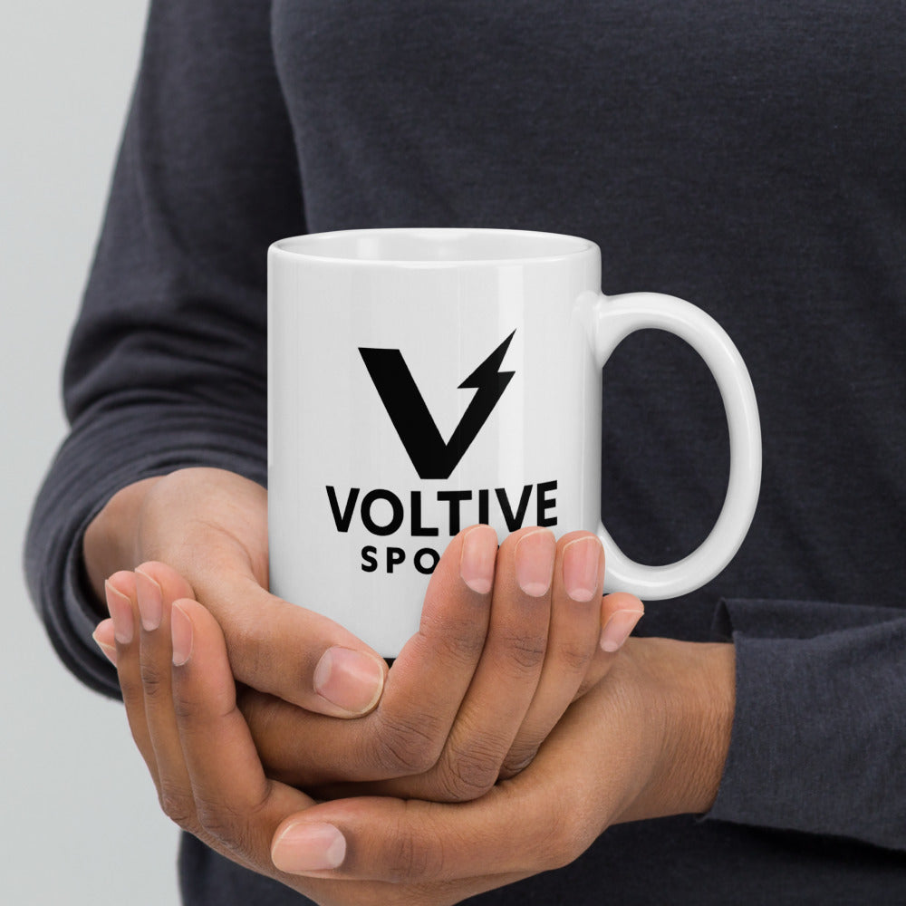 Voltive Sports White glossy mug