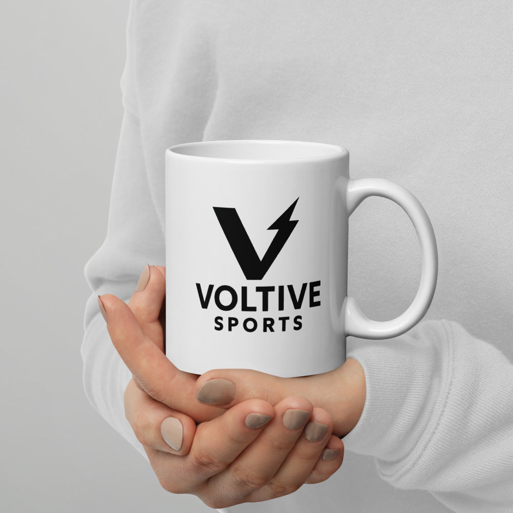 Voltive Sports White glossy mug