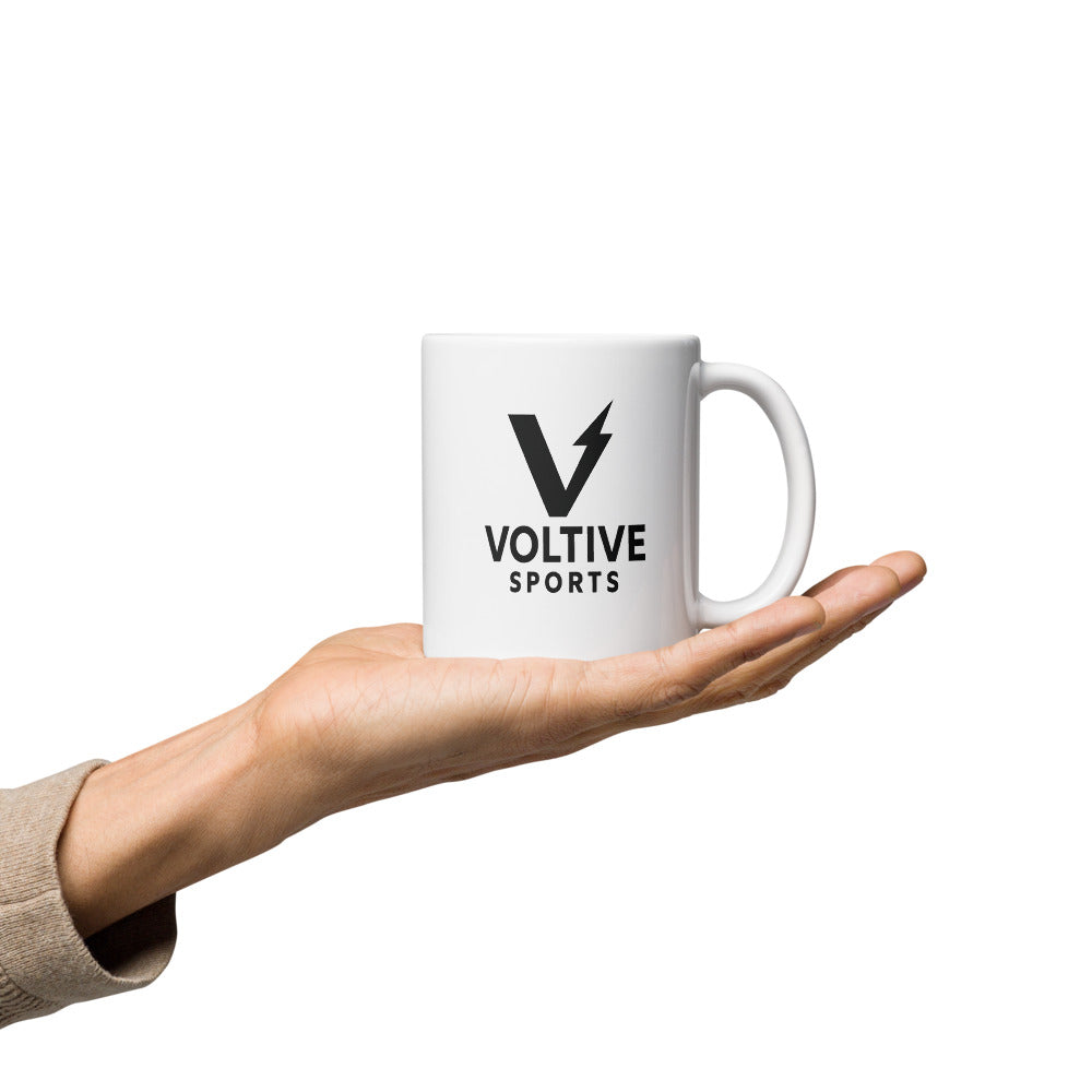 Voltive Sports White glossy mug
