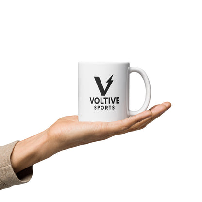 Voltive Sports White glossy mug