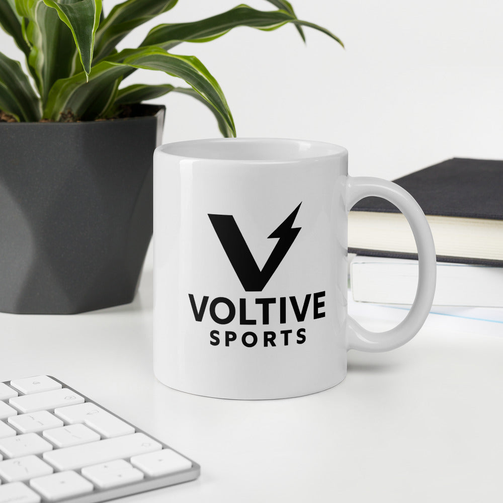 Voltive Sports White glossy mug