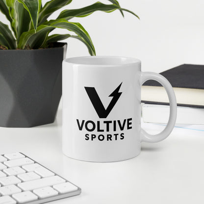 Voltive Sports White glossy mug