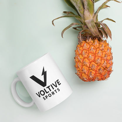 Voltive Sports White glossy mug