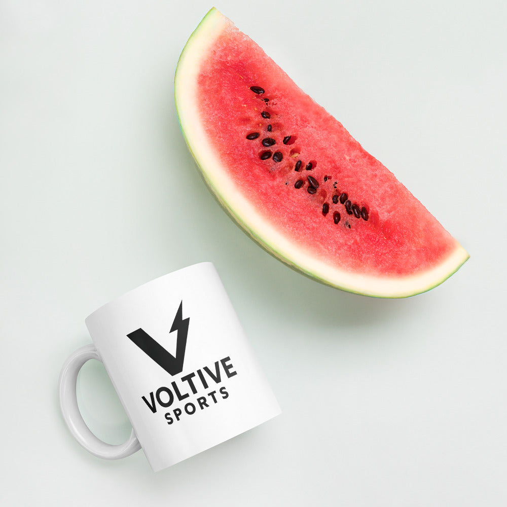 Voltive Sports White glossy mug
