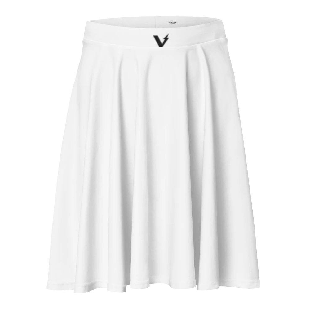 Voltive Flow Skater Skirt - White
