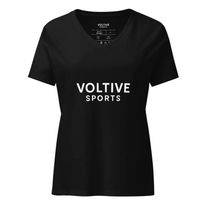 Women's Relaxed V-Neck T-Shirt – Voltive Sports Edition
